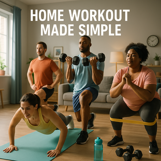 🏠 No Gym? No Problem — Build Strength at Home With This Simple System