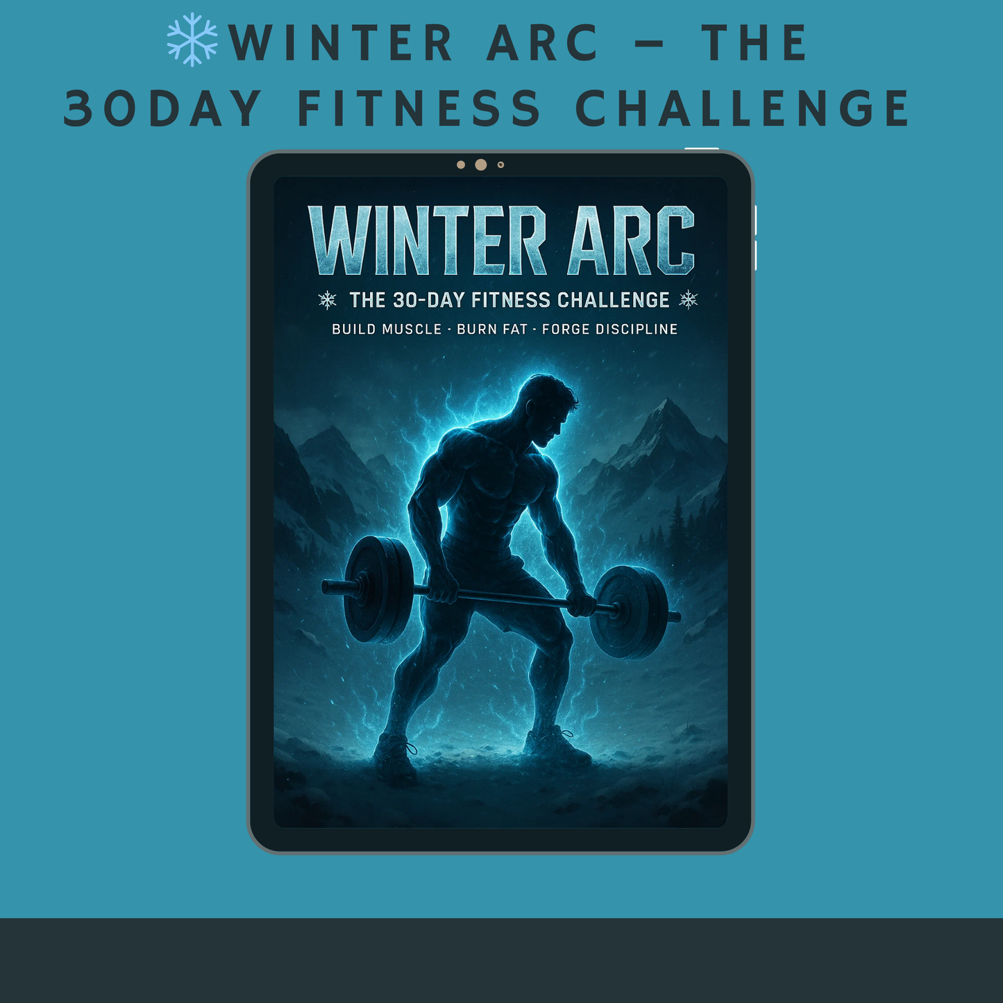 ❄ Winter Arc – The 30-Day Fitness Challenge | Build Muscle, Burn Fat & Forge Discipline